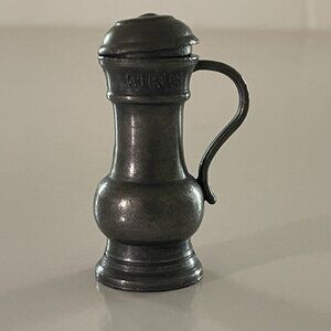 Vintage Dutch Foca Oosterbeek Tankard Beer Mug Pitcher Pewter Mini Dollhouse